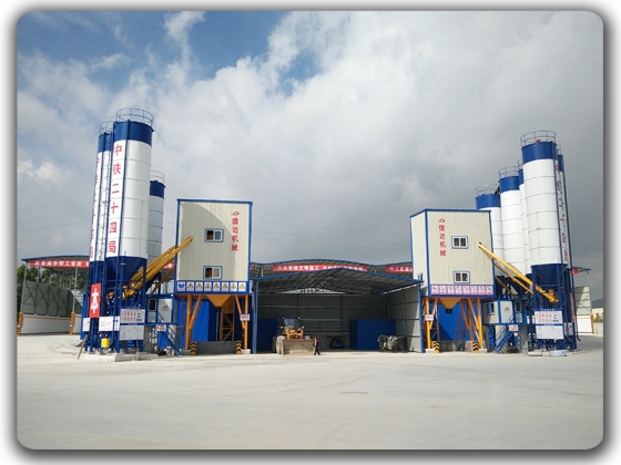 China Installation de mélange de béton 120m3 / h fabricant, fournisseur
