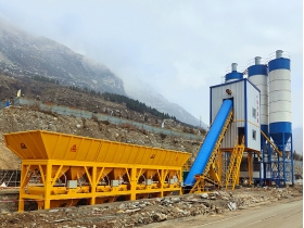 Ready mix Concrete mixing machine HZS120