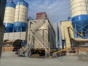 China High performance low temperature concrete mixing plant with ice machine and water chiller concrete products plant Manufacturer,Supplier